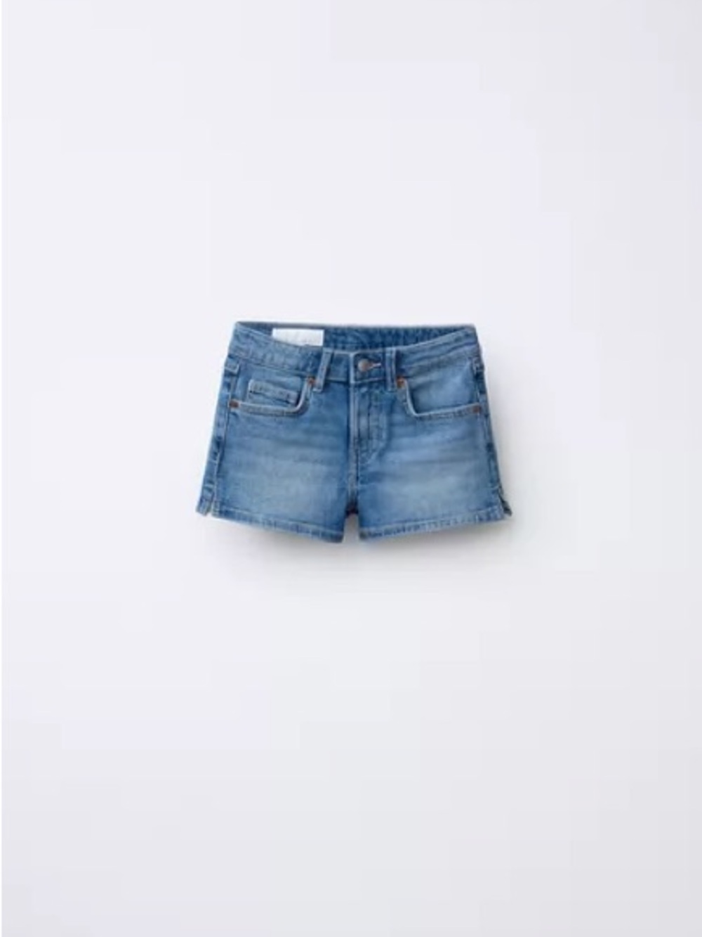 Denim Light-Wash Girls Shorts